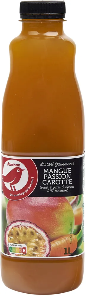 Instant gourmand - Mangue Passion Carotte - Teneur en fruits et légume : 50% minimum