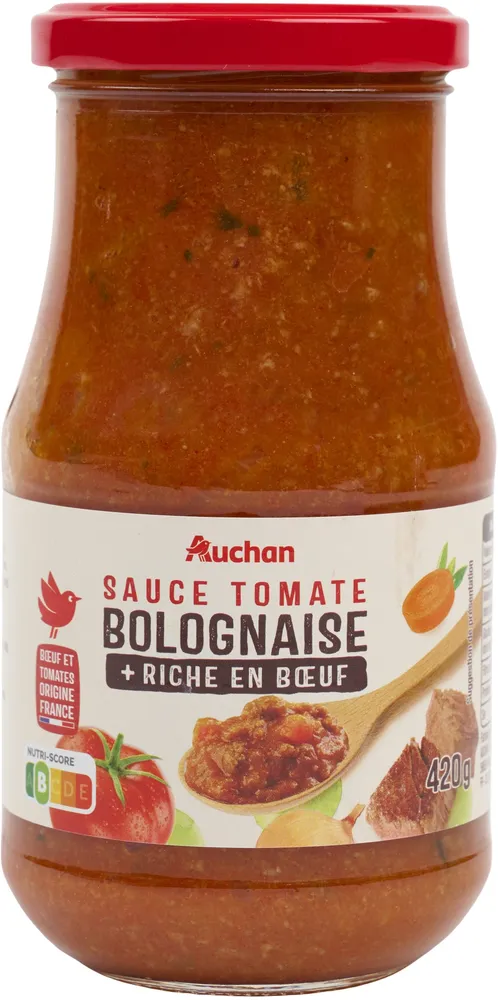Sauce tomate bolognaise+ riche en boeuf