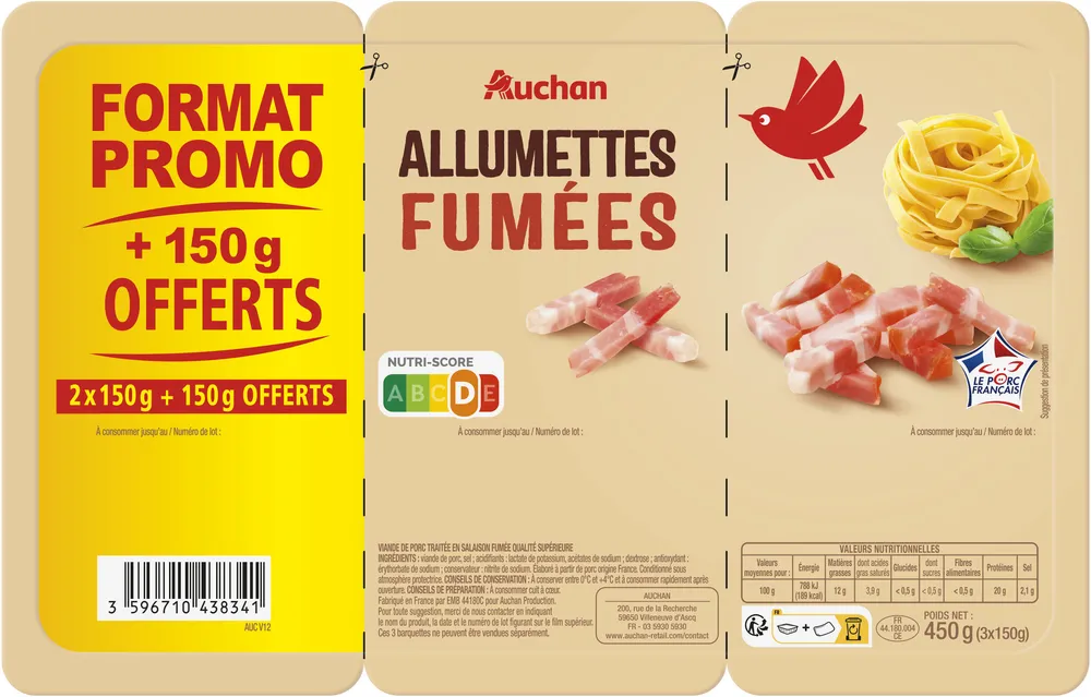 Allumettes fumées