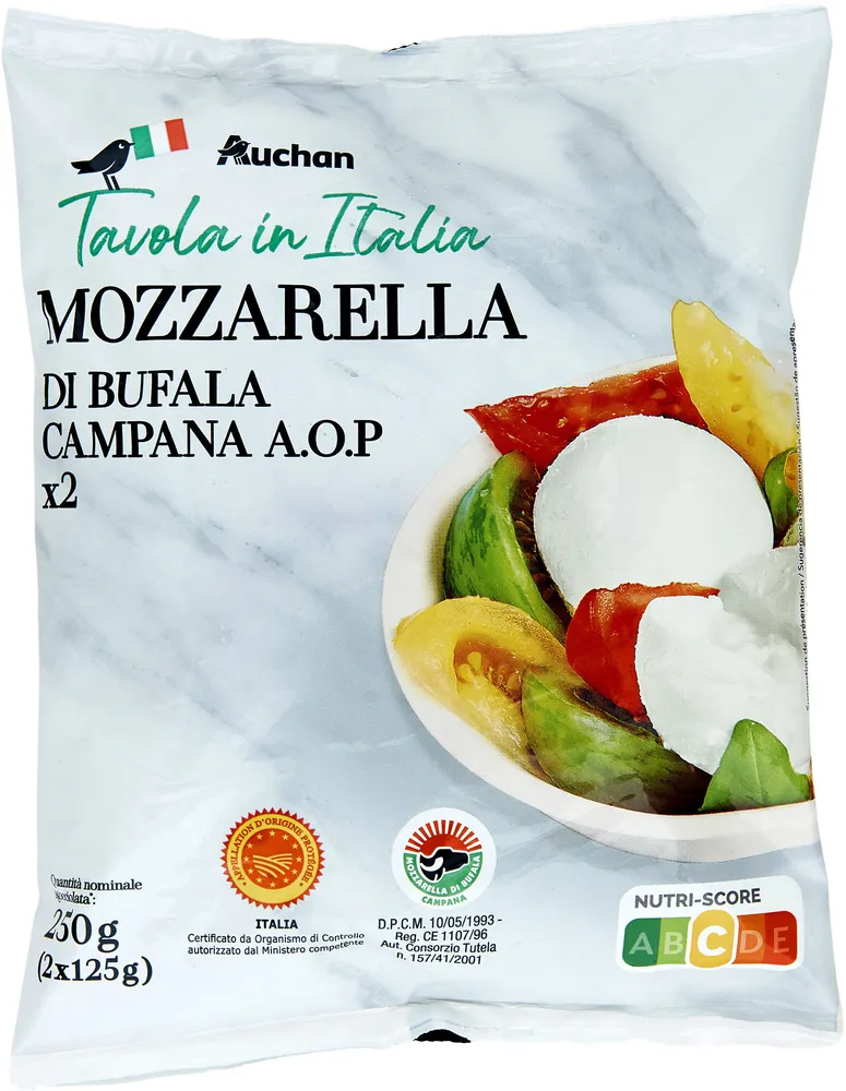 Mozzarella di Bufala Campana A.O.P.x2