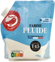 Farine Fluide (origine blé français)Garantie sans grumeauxIdéale pour pâtisserie et cuisine