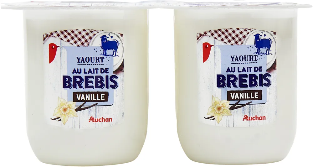 Yaourt au lait de brebis vanille
