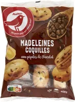Madeleines aux pépites de chocolat