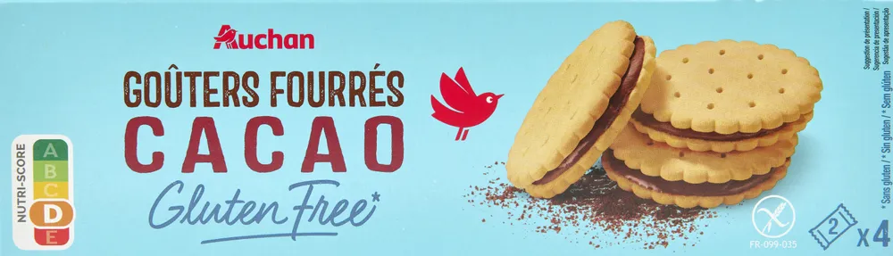 Goûter fourré cacao
