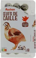 Oeufs de caille x18