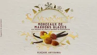 Morceaux de marrons glacés - aux gousses de vanille bourbon de Madagascar