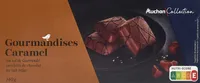 Gourmandises caramel au sel de Guérande enrobé au chocolat au lait belge