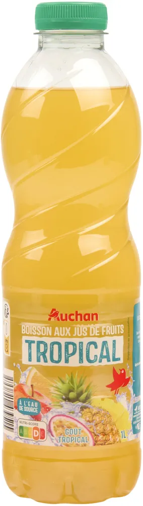 Boisson aux jus de fruits - tropical - à l'eau de source - Goût Tropical