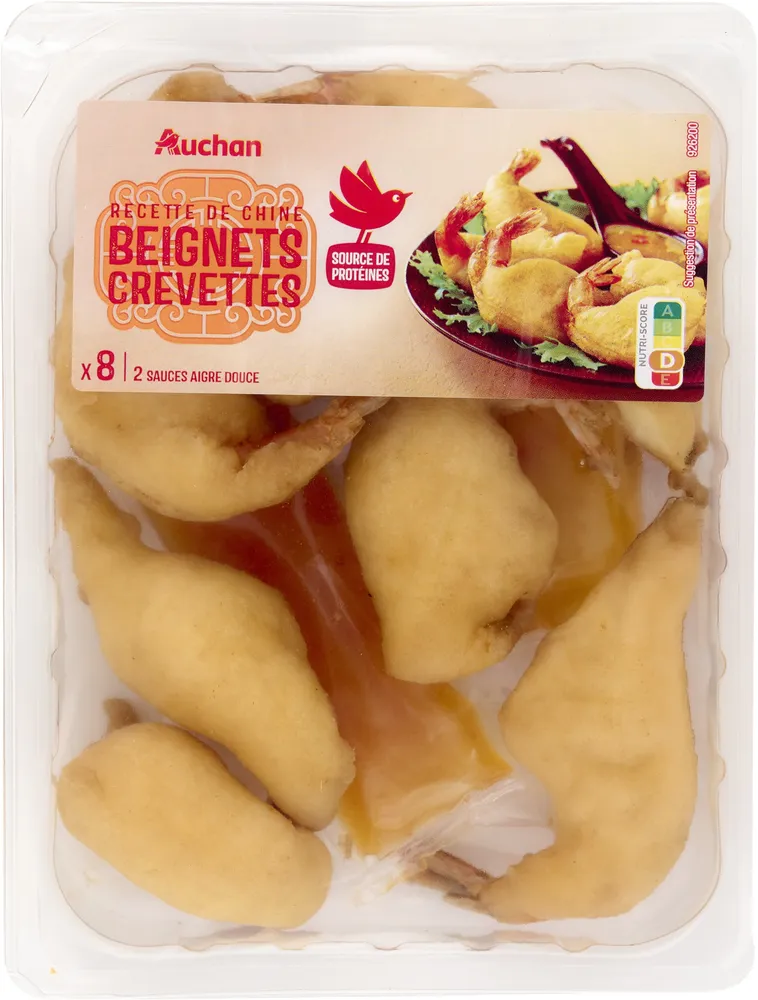 Recette de chinebeignets crevettesx8 + 2 sauces