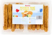 Poisson pané au fromage fondu