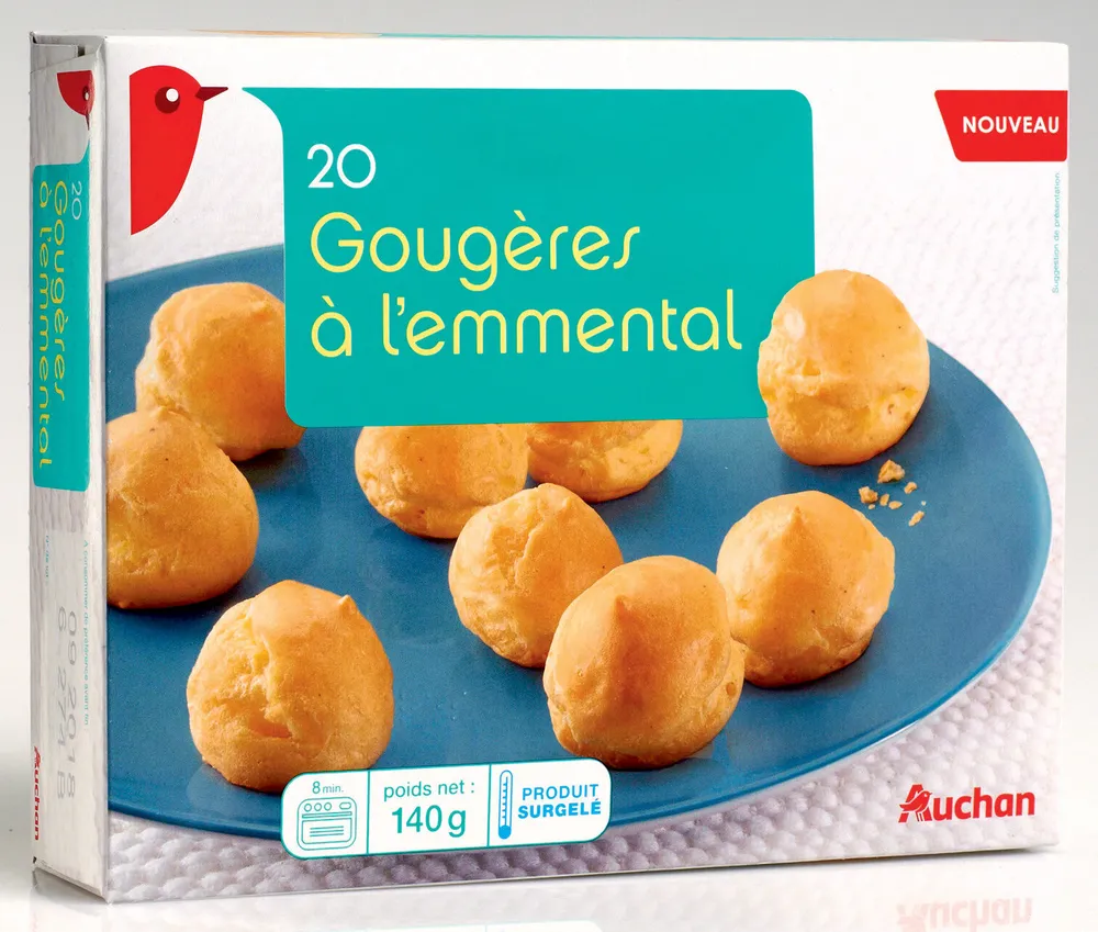 20 gougères à l'emmental