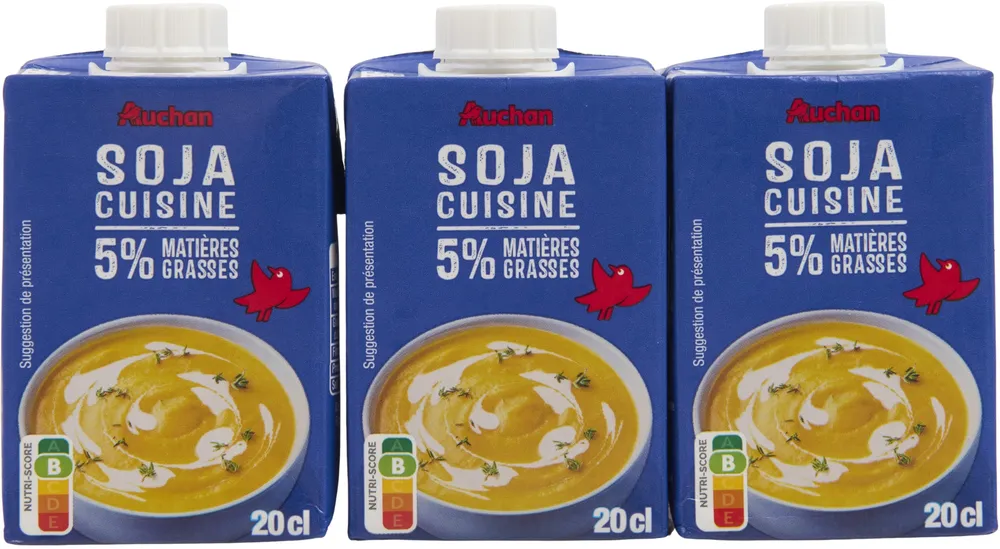 préparation SOJA Cuisine5% matières grasses