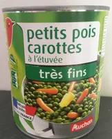 Petits pois carottes à l'étuvée, très fins