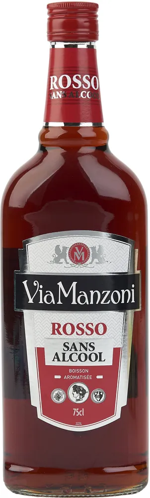 VIA MANZONI ROSSO SANS ALCOOL 75cl