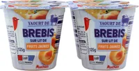 Yaourt de Brebis sur lit de Fruits Jaunes