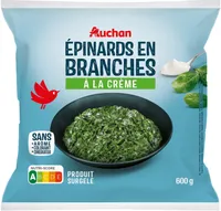 Epinards branches à la crème