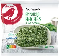 Epinards hachés à la crème