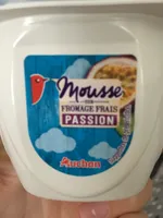Mousse sur fromage frais passion