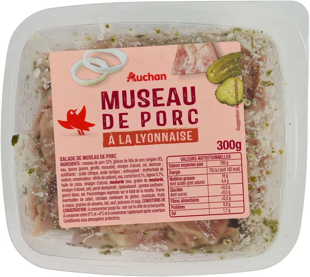 Museau de porc a la lyonnaise