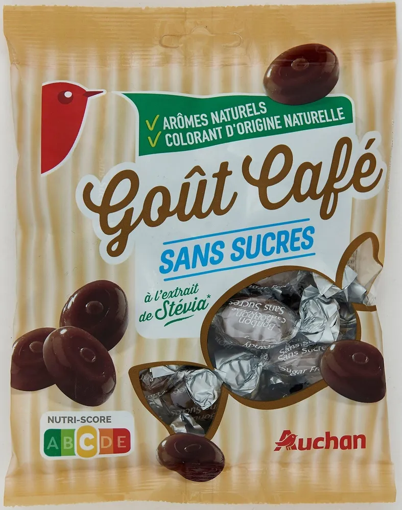 Goût Café sans sucres à l'extrait de Stévia