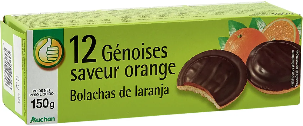 Pouce genoise orange 150g