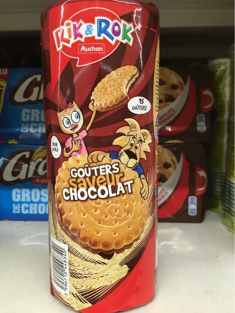 Gouters saveur chocolat