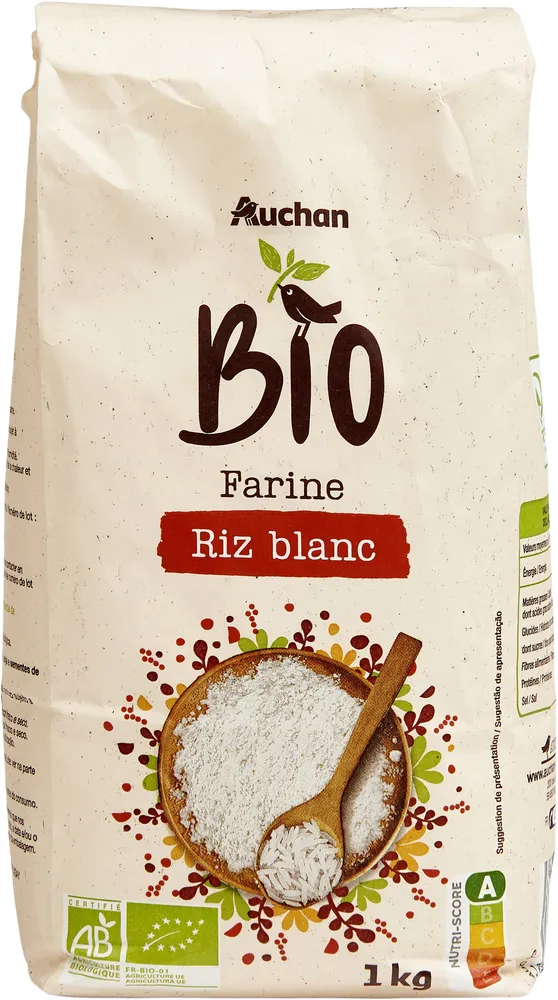 Farine de riz blanc