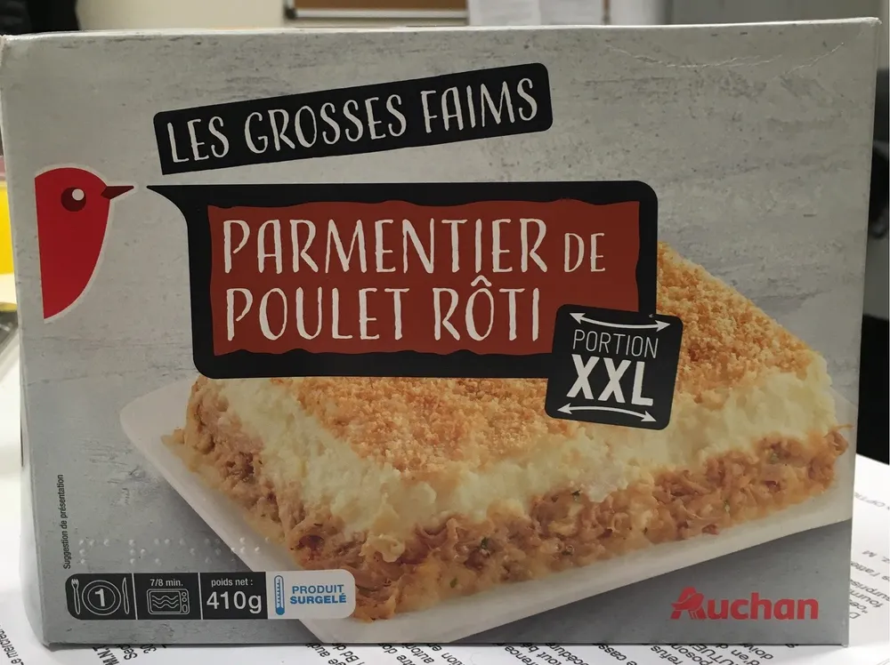 Parmentier de poulet rotie Portion XXL