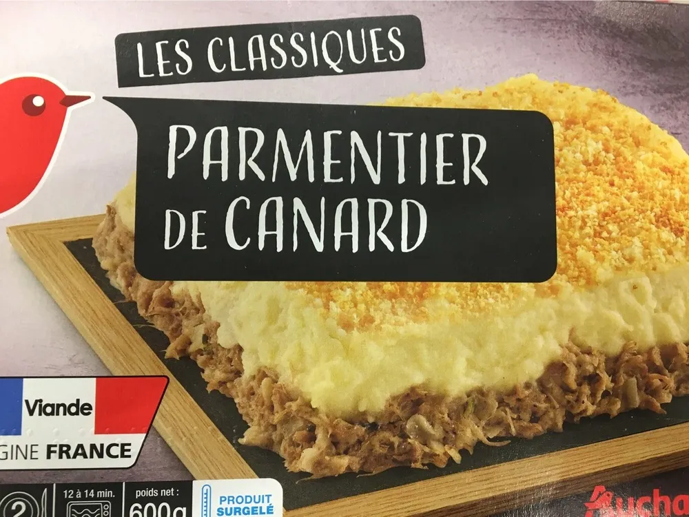Parmentier de Canard - les classiques