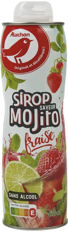 Sirop saveur mojito fraise