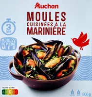 Moules cuisinées à la marinière - moules de pleine mer