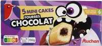 5 mini cakes fourrés chocolat