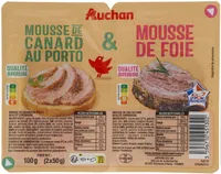 Mousse de foie de porcMousse de canard au Porto
