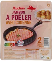 Jambon a poeler avec couenne