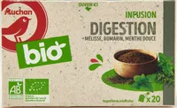 AUCHAN BIO Infusion DigestionMélisse, romarin ,menthe douce