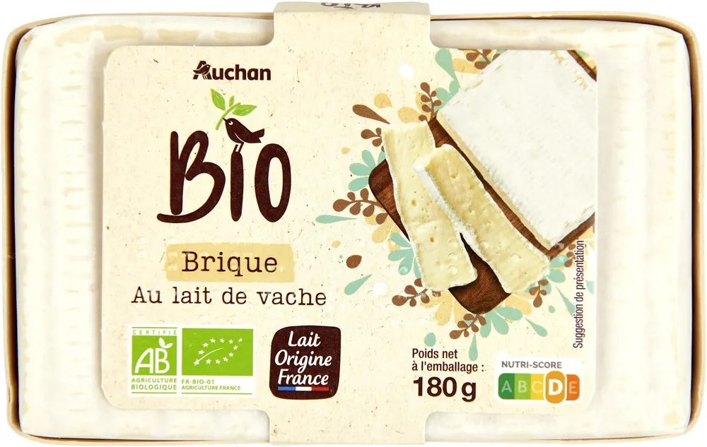 BIOBrique au lait de vache
