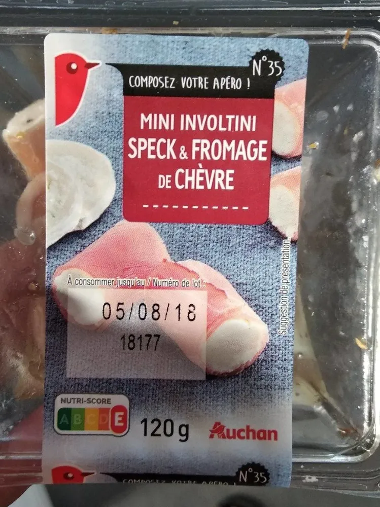 Mini involtinis speck & chèvre