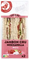 GourmandJambon cru mozzarellaBeurre