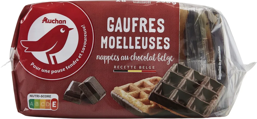 Gaufres moelleuses au chocolat belge