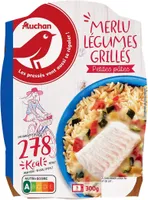 MERLU LEGUMES GRILLES, petites pâtes