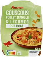 COUSCOUS POULET SEMOULE et LÉGUMES