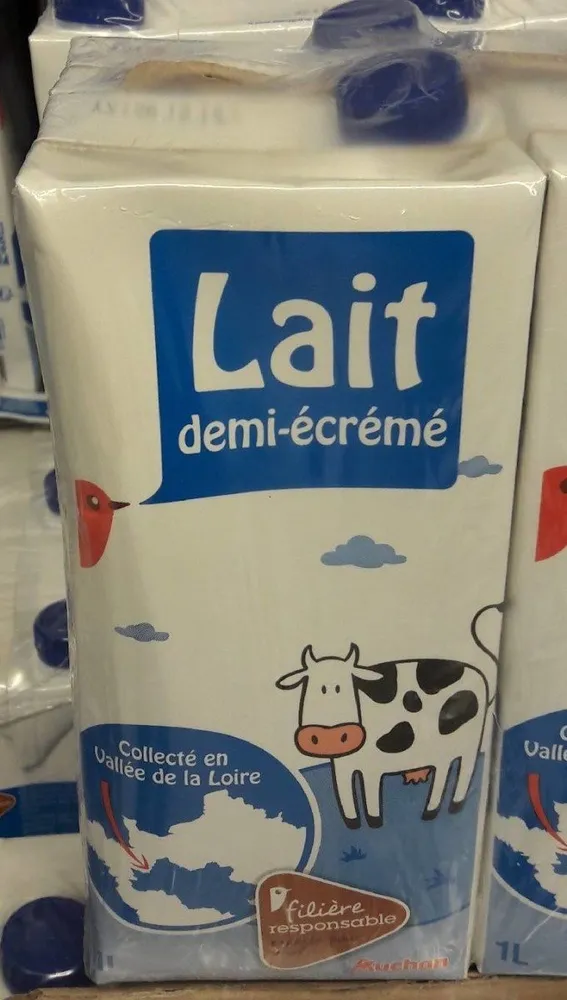 Lait demi-écrémé