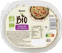 Taboule aux legumes issu de l'agriculture biologique