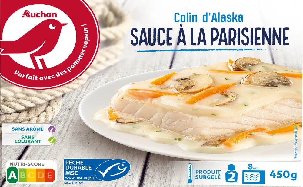 Colin d'Alaska sauce à la parisienne