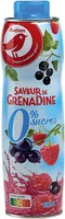 Parfum GRENADINE- 0% de sucre** Sans sucre pour 20cl de boisson diluée 1 pour 7