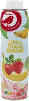 Sirop de fraise et de banane