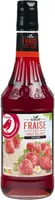 Sirop de fraise saveur fraise des bois