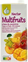 Nectar multifruits à base de concentrés - Teneur en fruits : 50% minimum