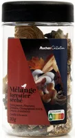 Mélange Forestier séché Bolets jaunes, pleurotes, Shiitakes, Champignons noirs, Grisets, Armillaires cueillis à la main