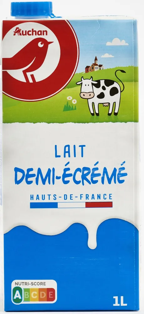 Lait demi-écrémé des Hauts de France